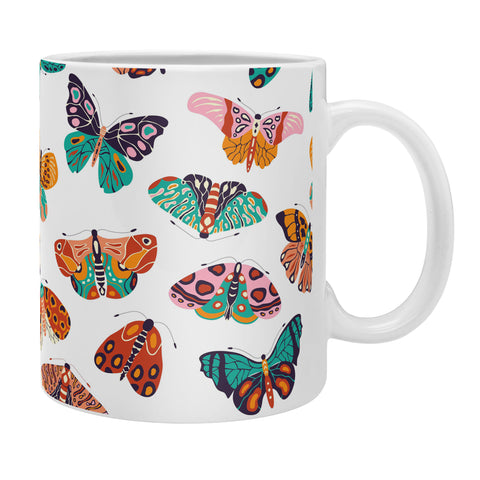 BlueLela Spring Butterflies Pattern 003 Coffee Mug