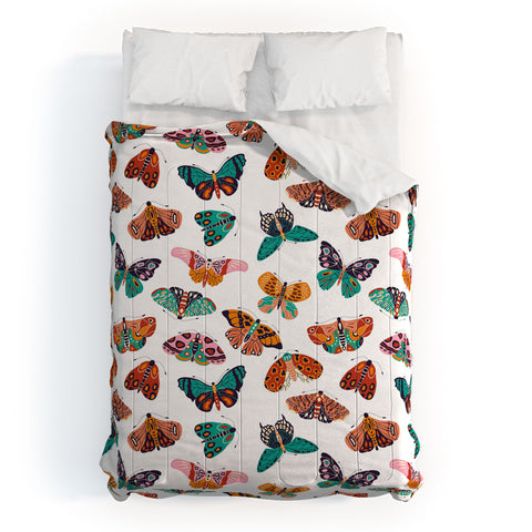 BlueLela Spring Butterflies Pattern 003 Comforter