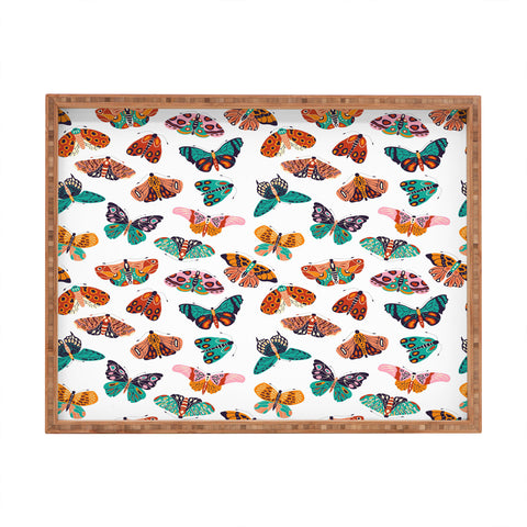 BlueLela Spring Butterflies Pattern 003 Rectangular Tray
