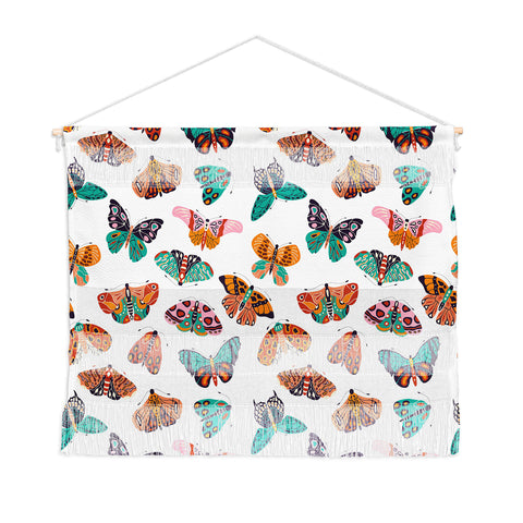 BlueLela Spring Butterflies Pattern 003 Wall Hanging Landscape