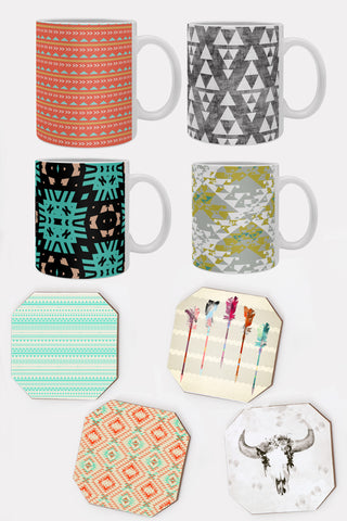 Wanderlust Mug and Coaster Set