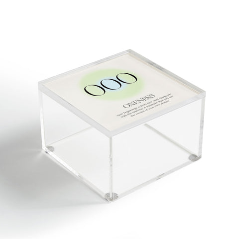 Bohomadic.Studio Angel Number 000 Oneness Acrylic Box