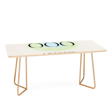 Bohomadic.Studio Angel Number 000 Oneness Coffee Table
