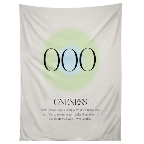 Bohomadic.Studio Angel Number 000 Oneness Tapestry