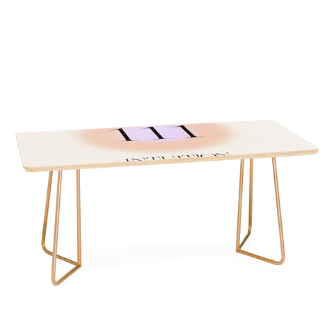 Bohomadic.Studio Angel Number 111 Intuition Coffee Table
