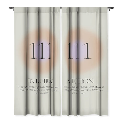 Bohomadic.Studio Angel Number 111 Intuition Blackout Non Repeat