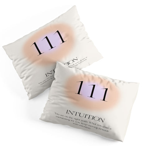 Bohomadic.Studio Angel Number 111 Intuition Pillow Shams