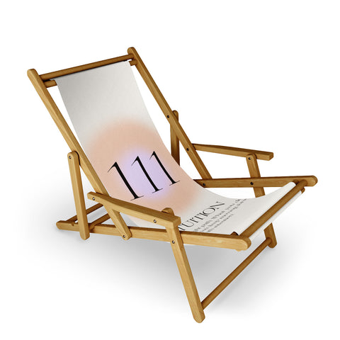 Bohomadic.Studio Angel Number 111 Intuition Sling Chair