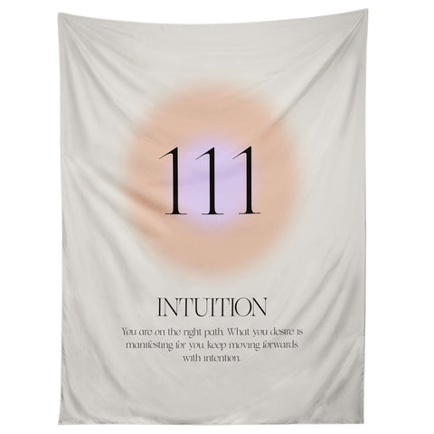Bohomadic.Studio Angel Number 111 Intuition Tapestry