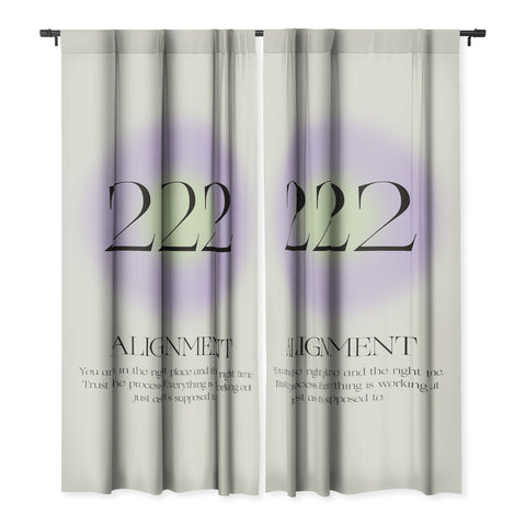 Bohomadic.Studio Angel Number 222 Alignment Blackout Non Repeat