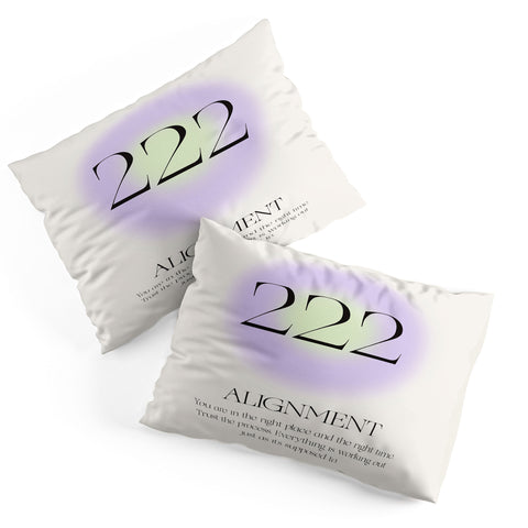 Bohomadic.Studio Angel Number 222 Alignment Pillow Shams