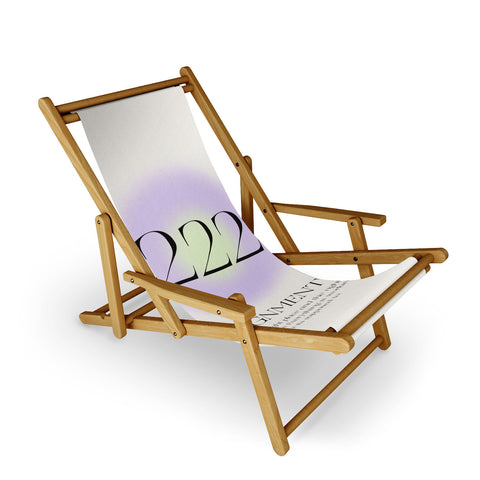 Bohomadic.Studio Angel Number 222 Alignment Sling Chair