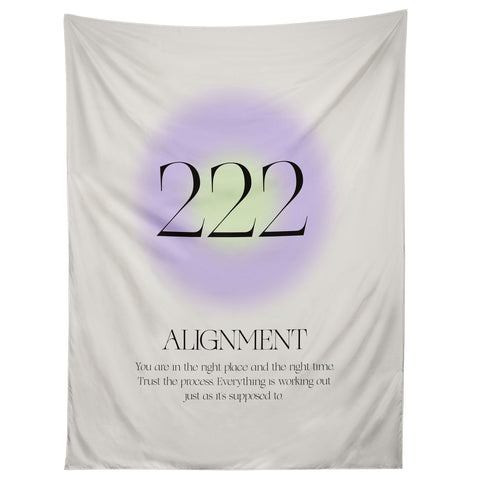 Bohomadic.Studio Angel Number 222 Alignment Tapestry