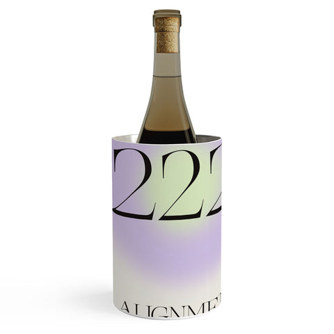 Bohomadic.Studio Angel Number 222 Alignment Wine Chiller