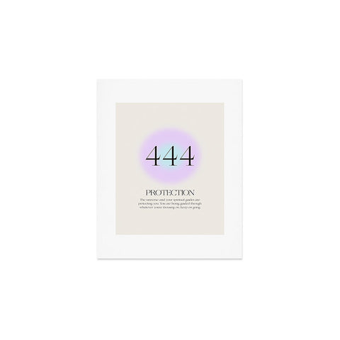 Bohomadic.Studio Angel Number 444 Protection Art Print