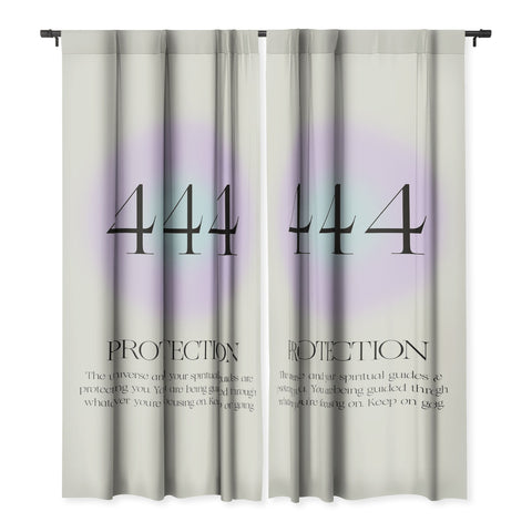 Bohomadic.Studio Angel Number 444 Protection Blackout Non Repeat