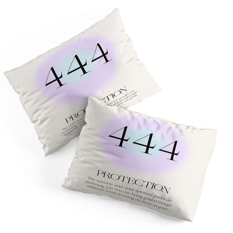 Bohomadic.Studio Angel Number 444 Protection Pillow Shams