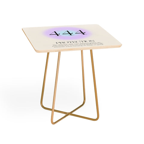 Bohomadic.Studio Angel Number 444 Protection Side Table