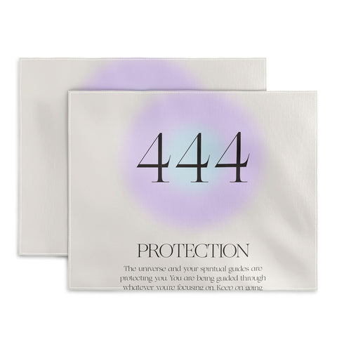 Bohomadic.Studio Angel Number 444 Protection Placemat