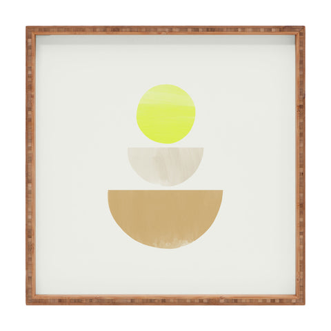 Bohomadic.Studio Balancing Shapes NO1 Neon Square Tray