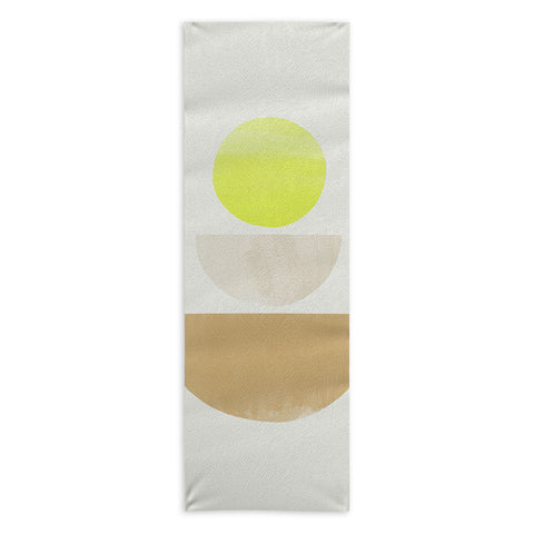 Bohomadic.Studio Balancing Shapes NO1 Neon Yoga Towel