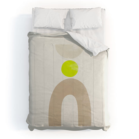 Bohomadic.Studio Balancing Shapes NO3 Neon Comforter