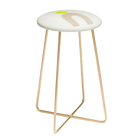Bohomadic.Studio Balancing Shapes NO3 Neon Counter Stool