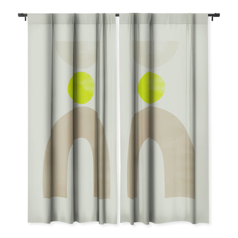 Bohomadic.Studio Balancing Shapes NO3 Neon Blackout Non Repeat