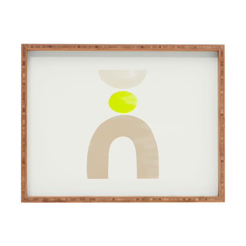 Bohomadic.Studio Balancing Shapes NO3 Neon Rectangular Tray