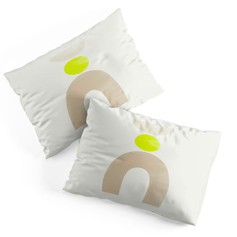 Bohomadic.Studio Balancing Shapes NO3 Neon Pillow Shams