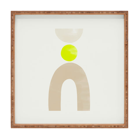 Bohomadic.Studio Balancing Shapes NO3 Neon Square Tray