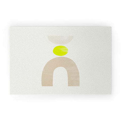 Bohomadic.Studio Balancing Shapes NO3 Neon Welcome Mat
