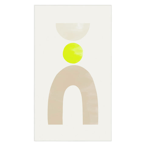 Bohomadic.Studio Balancing Shapes NO3 Neon Tablecloth