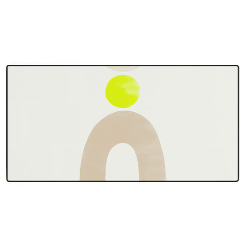 Bohomadic.Studio Balancing Shapes NO3 Neon Desk Mat