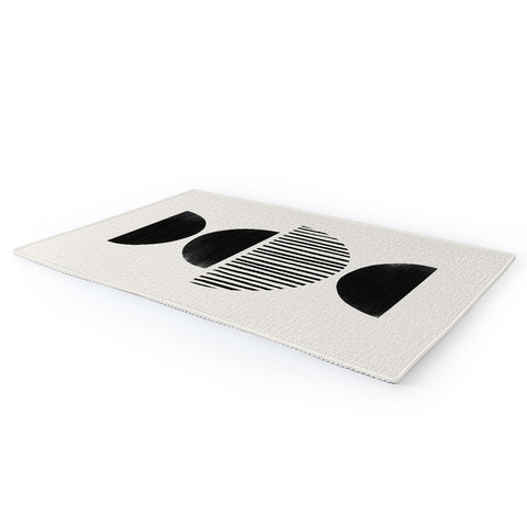 Bohomadic.Studio Balancing Stripes NO2 Black Area Rug