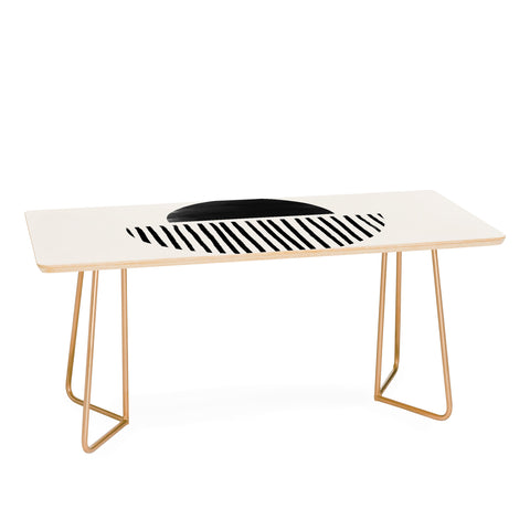 Bohomadic.Studio Balancing Stripes NO2 Black Coffee Table
