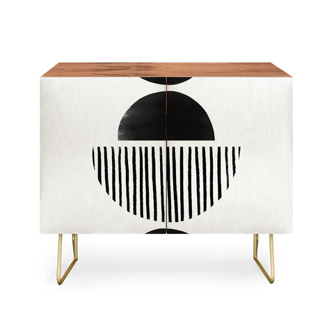 Bohomadic.Studio Balancing Stripes NO2 Black Credenza