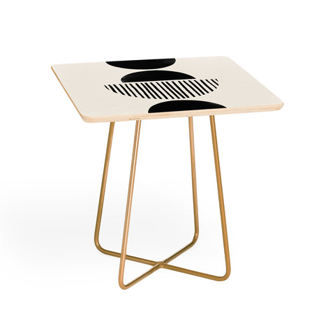 Bohomadic.Studio Balancing Stripes NO2 Black Side Table