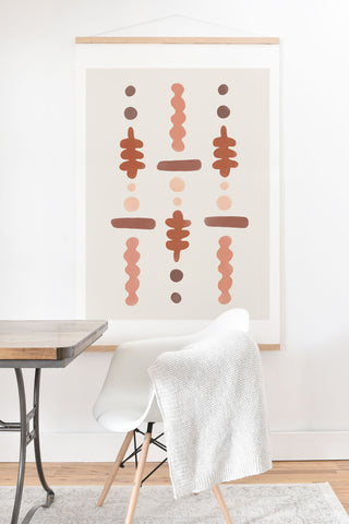 Bohomadic.Studio Botanical Garden Elements 3 Art Print And Hanger