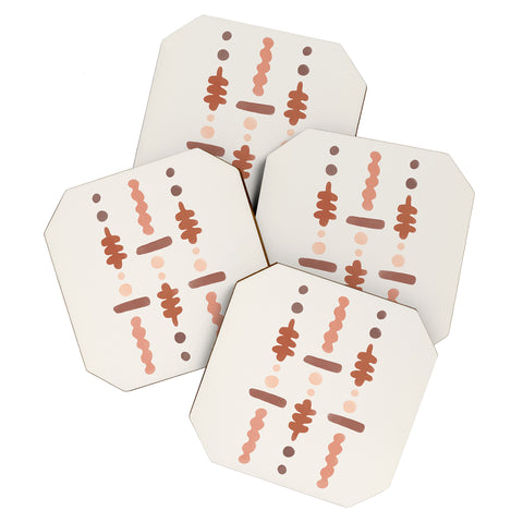 Bohomadic.Studio Botanical Garden Elements 3 Coaster Set