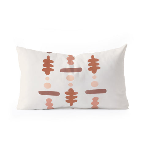 Bohomadic.Studio Botanical Garden Elements 3 Oblong Throw Pillow