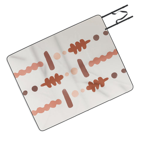 Bohomadic.Studio Botanical Garden Elements 3 Picnic Blanket