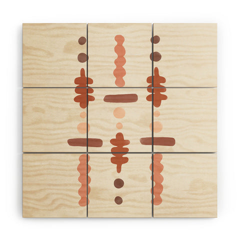 Bohomadic.Studio Botanical Garden Elements 3 Wood Wall Mural