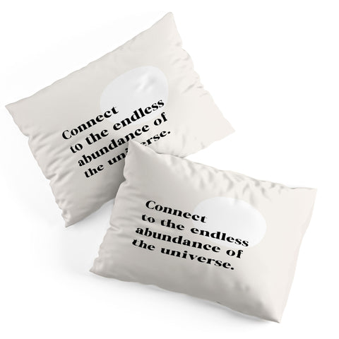 Bohomadic.Studio Connect To The Universe Inspirational Quote Pillow Shams
