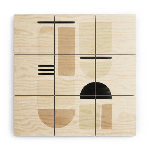 Bohomadic.Studio Cyclades Elements 3 Wood Wall Mural