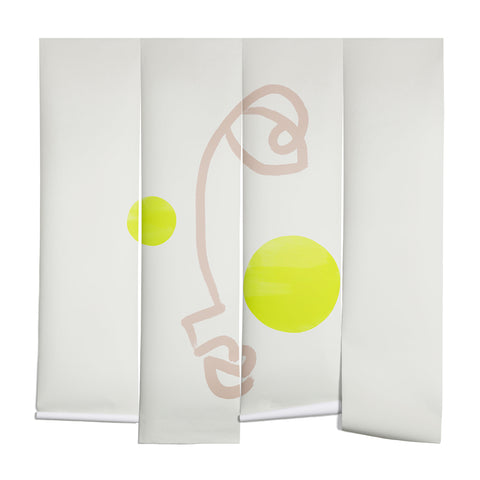 Bohomadic.Studio Faces Neon Blush Wall Mural