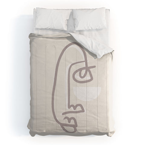 Bohomadic.Studio Female Line Face Comforter