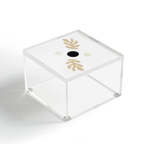 Bohomadic.Studio Linen Leaves Balance Acrylic Box