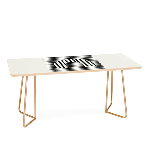 Bohomadic.Studio Minimal Series Black Striped Arch Coffee Table