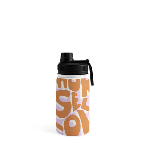 Bohomadic.Studio Modern More Self Love Quote Water Bottle
